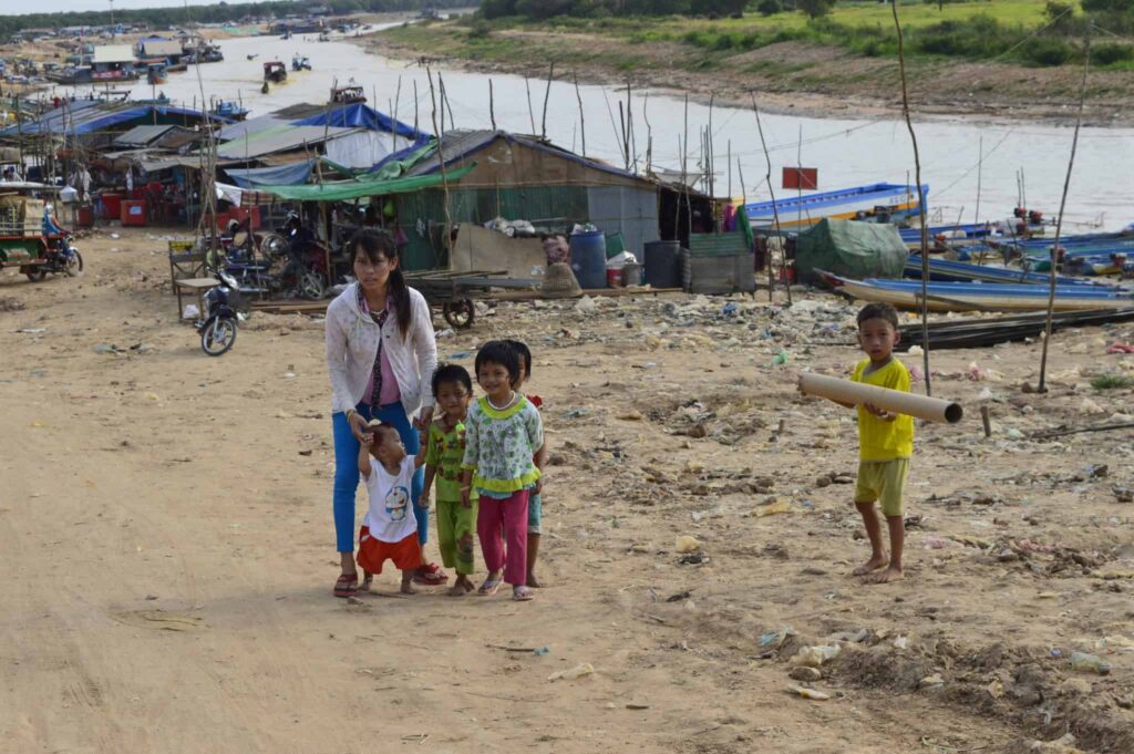 Les bidonvilles de Siem Reap